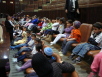 Knesset. Children visiting the house