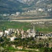 View of Bethlehem. Note the Israeli wall of protection between Israel and the West Bank