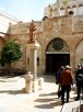 Hieronimus statue in Sanctae Catharinae et Martiri Dicatums courtyard