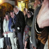 Bethlehem,Tourists watching a Orthodox Mass in the grotto under the Church of the Nativity